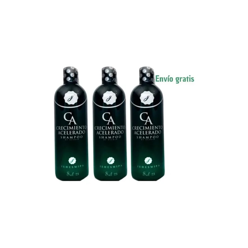 3 Shampoo Crecimiento Acelerado Jehesmipa