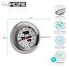 Well Home Meat Thermometer for Grill, Stainless Steel, Diameter 5.4