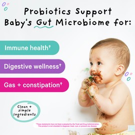 Pink Stork Baby Probiotic Drops, Newborn, Infant & Toddler Probiotics to Help Aid Digestion and Constipation Support, Newborn Essentials - 1 fl oz, 2 Month Supply