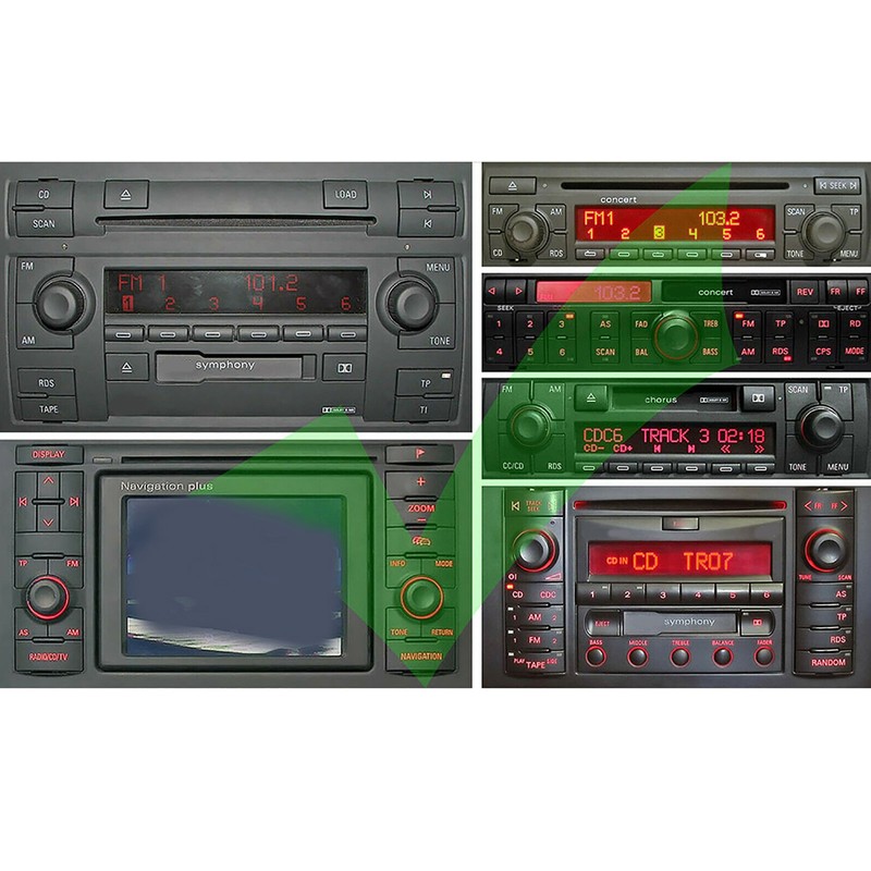 Bluetooth Audio Adapter with Speaker Car Stereo Fits for A2