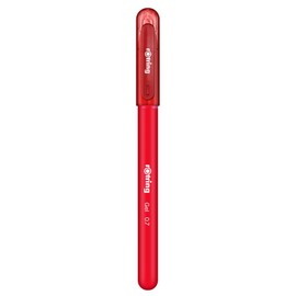 rOtring Gel Rollerball Pens - Medium Point 0.7mm - Rubber Grip - Pack of 6 - Red Ink - Smooth Quick Drying Gel Ink