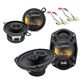 Harmony Audio R65 R35 OEM Factory Speaker Replacement Package Compatible with Oldsmobile Cutlass Calais 1985 1986 1987 1988 1989 1990 1991