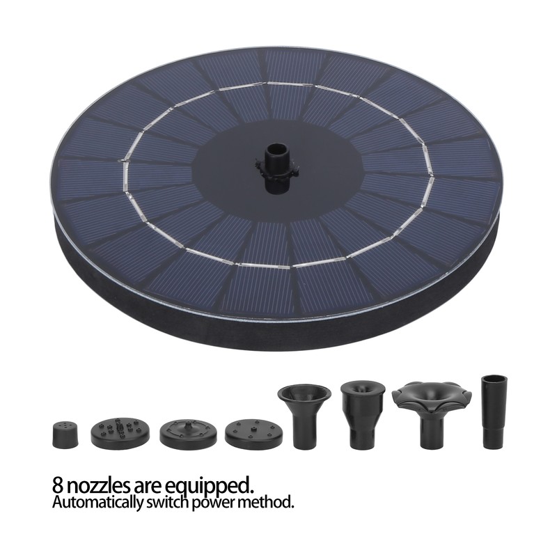 Bird Bath Fountain Floating Bird Fountain Pump Solar Powered Floating