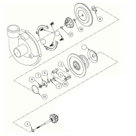 Turbocharger Rebuild Rebuilt Repair Kit compatible with BorgWarner K03, K04, K06 Turbochargers