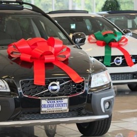 ez 30" Magnetic Car Bow - Silver