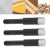 3Pcs Vaccum Brazed Diamonds Dry Tile Drill Bits Marble Granite