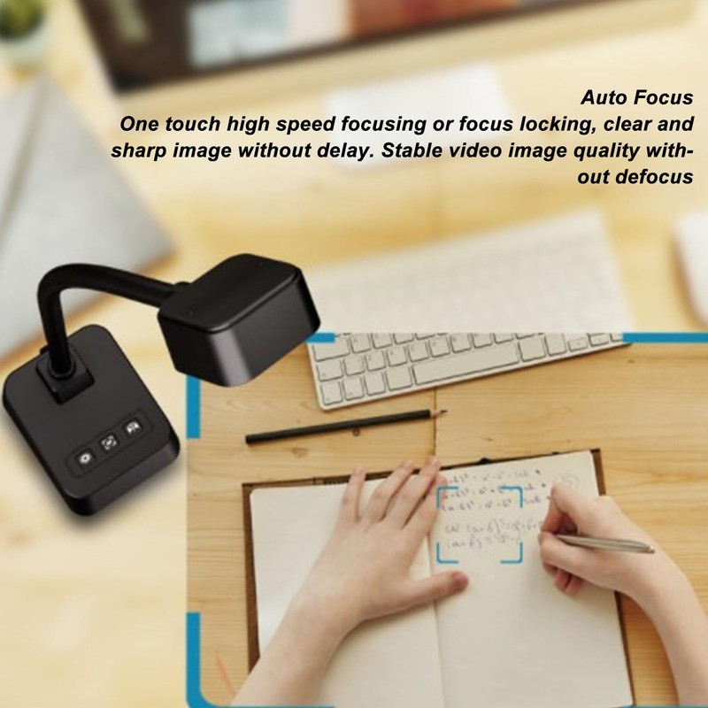 4K USB Document Camera, Adjustable Image Inversion and Image Brightness,