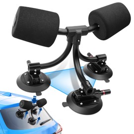 Tri-Grip Kayak Load Roller,3 Suction Cups Kayak Roller Loader,Kayak Helpers -Pump Vacuum Type- Kayak Roof Roller Loader Load Assist Mount,Kayak Loader Lift Assist System for Car SUV,Kayak Accessories