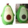 Cartoon Avocado Glass Bottle Double Layer Water Cup Portable Cute