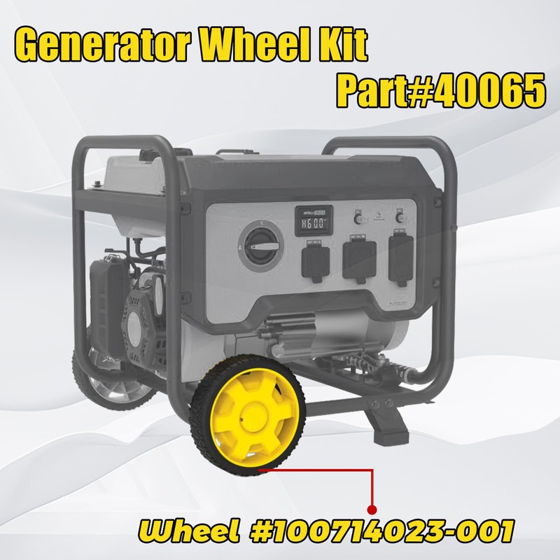 KIKITE Generator Wheel Kit Compatible with Champion 2800-4750w with Folding