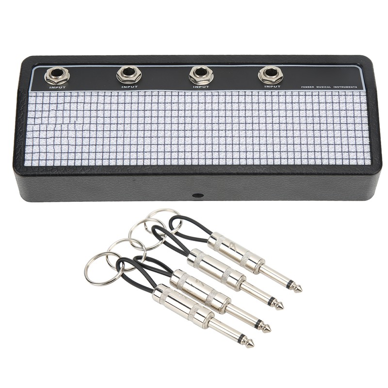 Guitar Plug Storage Box Wall Mounting Guitar Amplifier Key Holder