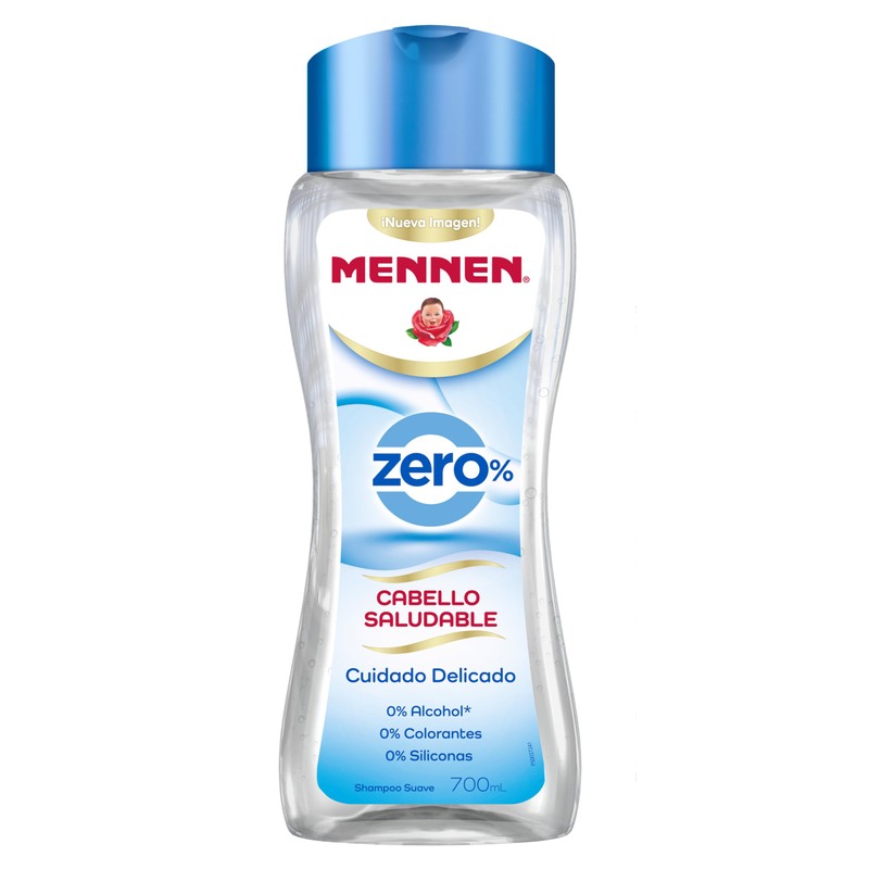 Mennen Shampoo Cabello Saludable Zero Ideal para Toda la Familia