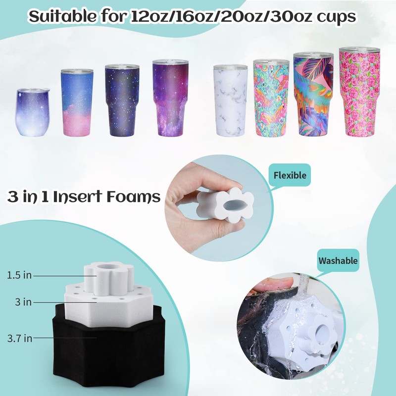 4 Arm Cup Turner for Crafts Tumbler,Multi Tumbler Spinner Machine