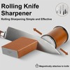 DESOXIVI Afilador de Cuchillos Rodante Profesional, Afilador de Tijeras y