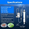 Devopet Aquarium U-V Light, Al-gae Clean Light for Fish Tank,