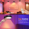SIXDEFLY RGB Magnetic Suction Spotlight - Battery-Powered, Wireless, Remote Control