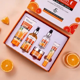 Disaar Kit Facial Vitamina C, Aclarante Intensivo, 5 Pzs