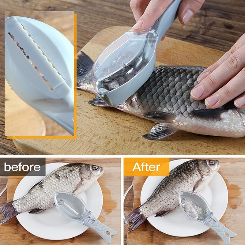 Fish Scaler, Fast Fish Scale Remover, Fish Descaler Tool Skin