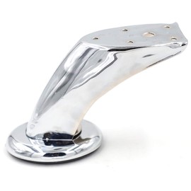 4 x Chrome Metal Sofa Leg Replacement Leg Chairs Wardrobe Feet Strong Chair Leg 120mm