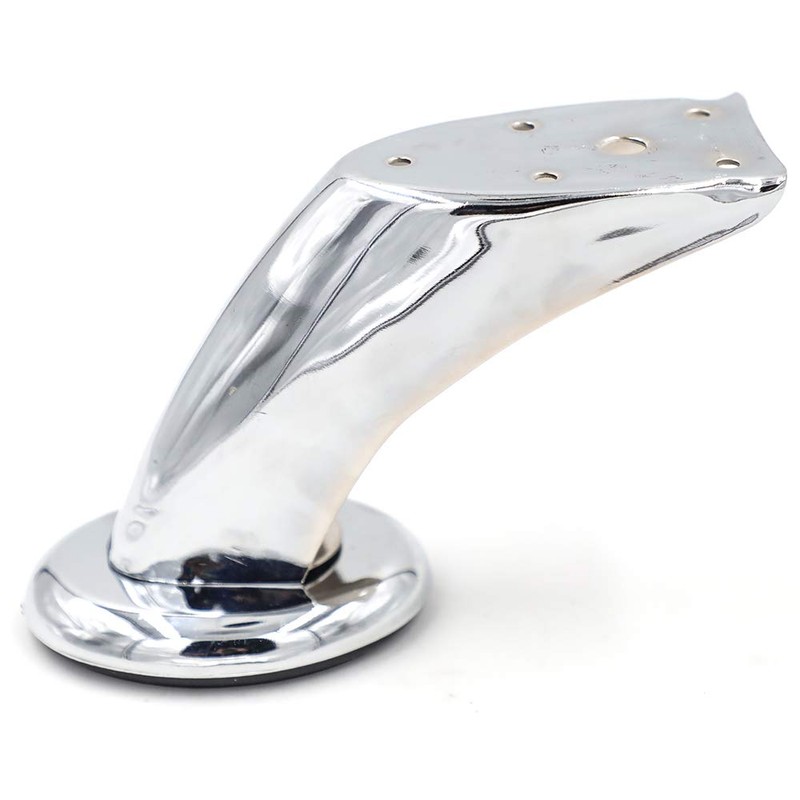 4 x Chrome Metal Sofa Leg Replacement Leg Chairs Wardrobe