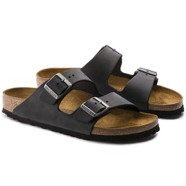 Birkenstock Unisex Arizona Sandal,Black Birko-Flor,44 M EU