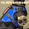 Service Dog Vest - HEYCAHVA Tactical Dog Harness Full Metal