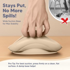 WiLLBEttER Silicone Baby Feeding Set Plates and Utensils Set for Toddlers Infant Kids,forks and spoons baby plates with suction,baby spoons self feeding 6 months (2, Beige)