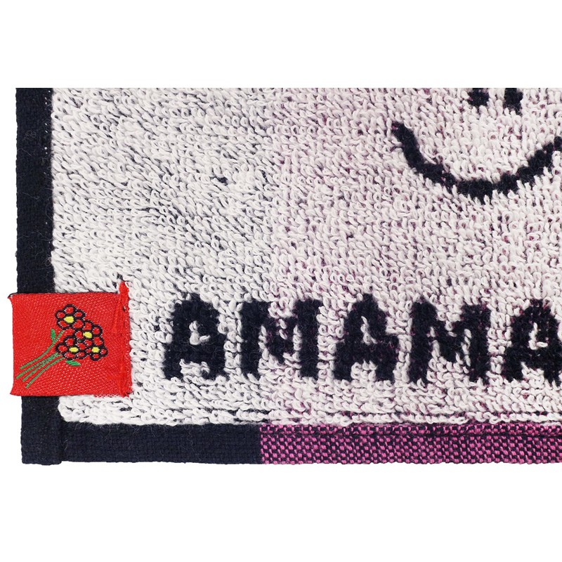 Marushin Mini Towel Barbapapa Mama Face 5525001400 Approx. 5.9 x