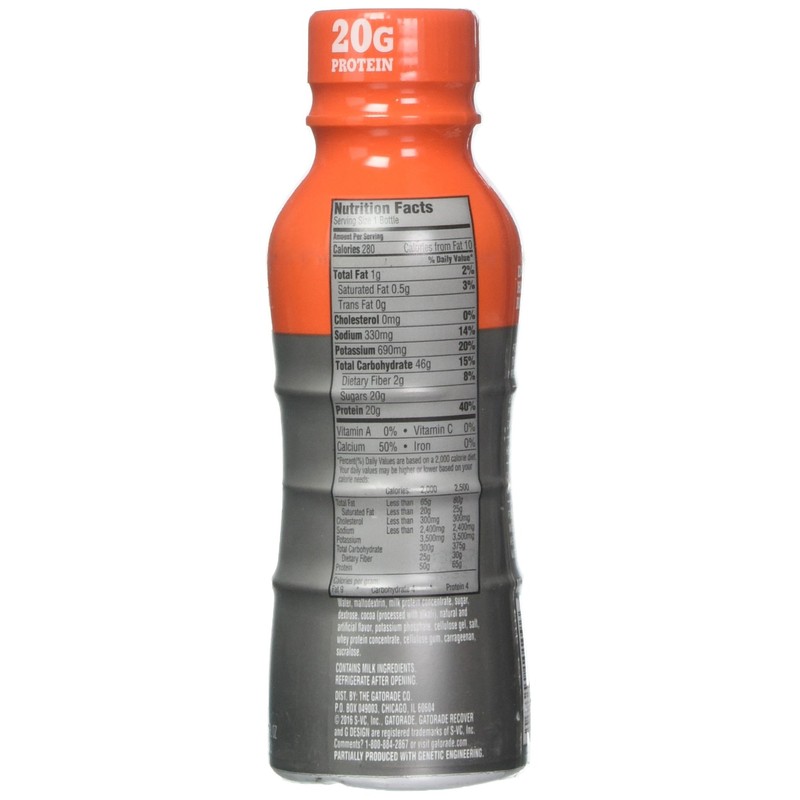 Gatorade Recover Protein Shake, Chocolate, 11.1 oz
