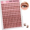 Mayhug Mayhug Brown Lashes Clusters Natural Eyelash Extension Fluffy Brown
