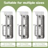 KATUNA 4Pcs 8" Stainless Steel Swivel Bunk Bracket Kit -