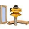 APlus 1/2'' Shank Lock Miter Router Bit, Door & Window