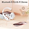 Bluetooth Headphones Over Ear, 6S Foldable Wireless Headphones with 6