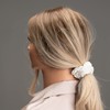 Coleteros de seda para el cabello, 100% seda de morera,