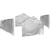 Day Star Shades 12X20 Canopy Side Wall Set Solid Tarps 4 pc kit  (Tarps Only) OR - Front Panel - 12X20 4 PC KIT WHITE