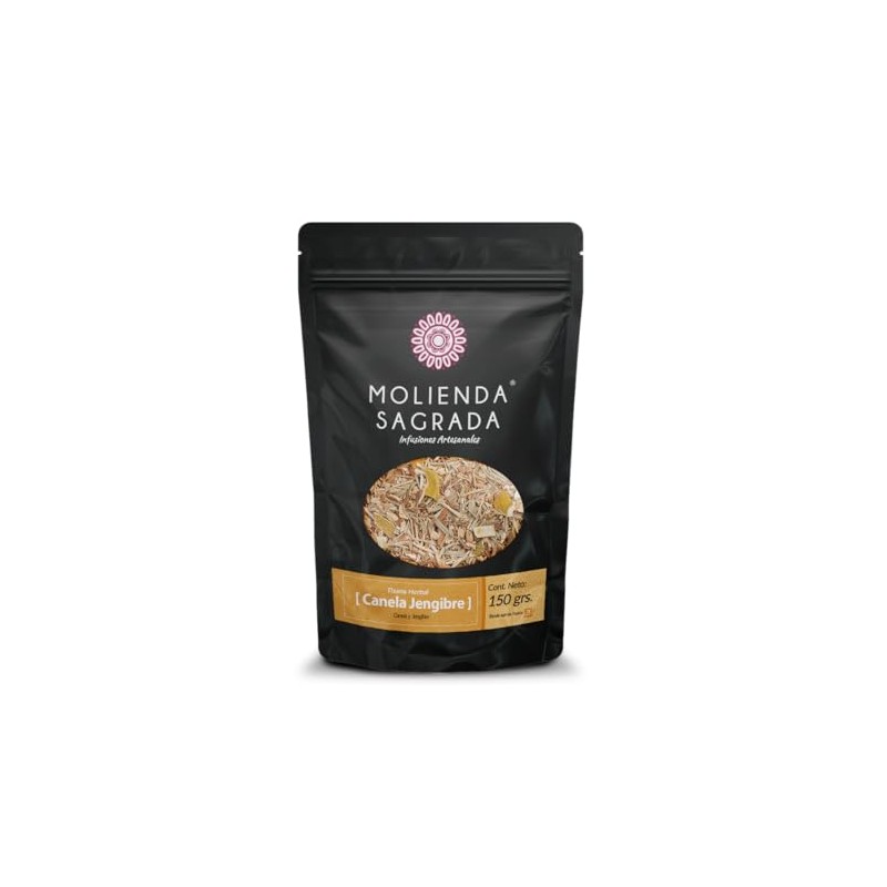 Molienda Sagrada, Canela Jengibre, Infusión Herbal, 150 g