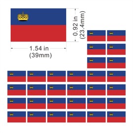 Womaha 30 Sheets Liechtenstein Flag Temporary Tattoos for Kids Adults Fans Fake Face Tattoo Stickers