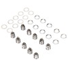 10Pcs XLR Male Socket 4 Pin Metal Panel Mount Male