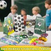 Ourdort Children's Football Party Bag with Whistle Bracelet Keyring Football