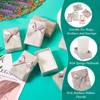 Spritewelry 10 Pcs Jewelry Gift Boxes 8.4x5.4x2.5cm Gray Necklace Ring