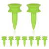 Munsesi 100pcs Golf Tees Plastic, 25mm Green Castle Golf Tees,