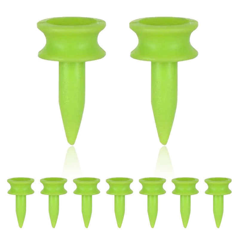 Munsesi 100pcs Golf Tees Plastic, 25mm Green Castle Golf Tees,