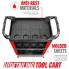 VViViD Detailing Tool Cart Heavy Duty with 3 Trays Surface