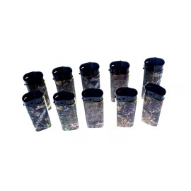 MOSSY OAK BRAND CAMO REFILLABLE LIGHTER - 10 count
