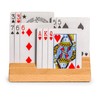 Yellow Mountain Imports Standard-Size Solid Beechwood Playing Card Holders/Racks -