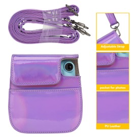 ZUIKAKU For Instax Mini 12 Instant Camera Accessory (Flash Purple)