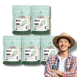 Charm goods Domestic mulberry leaf tea tea bags (50 packs, 5 pieces) / 국산 뽕잎차 티백 50개입, 5개