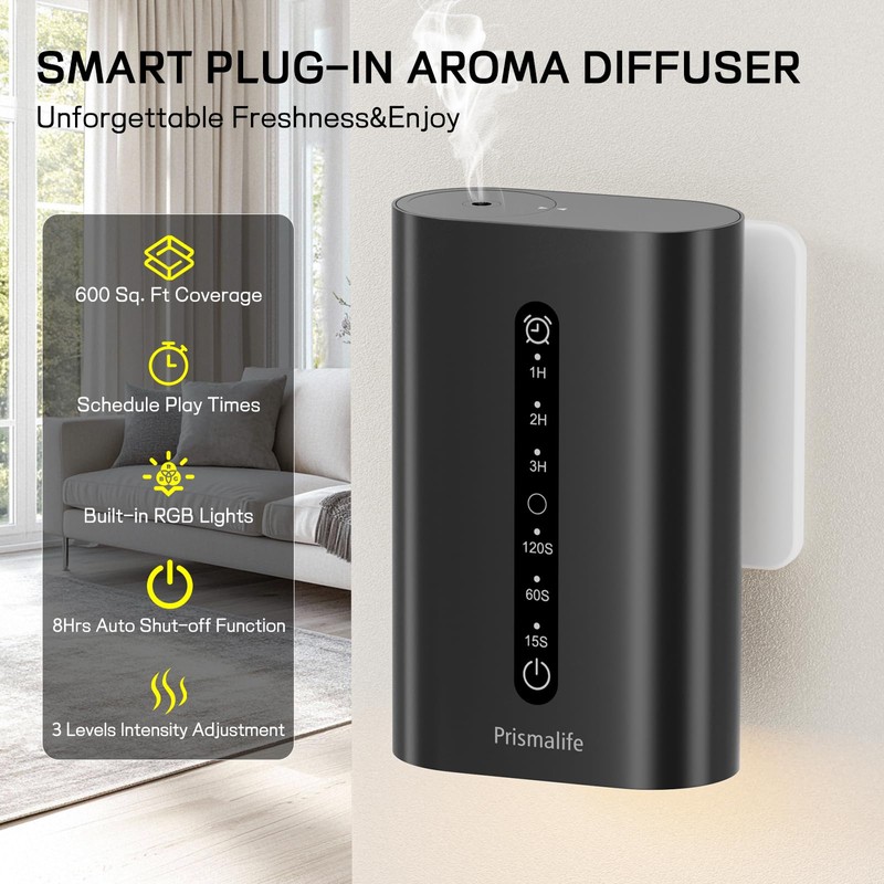 2026 Upgrade Smart Plug in Diffuser, Waterless Scent Diffusers for