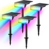 Consciot Solar Spot Lights Outdoor, Adjustable 170° Solar Outdoor Light,