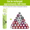 Lightalent Ni-MH AA Rechargeable Batteries, Double A High Capacity 1.2V